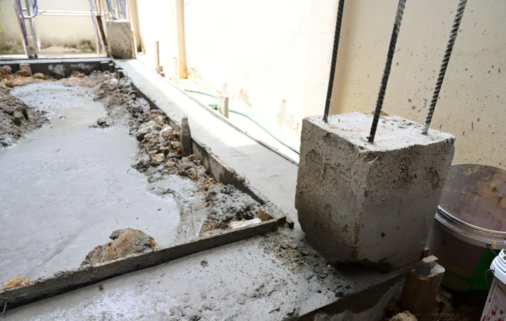 Concrete Slab Foundation Repair in Falls Church, VA