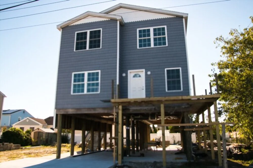 Elevated Pilings or Stilts Foundation Repair in Falls Church, VA